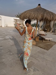 Never Fully Dressed Blue Sky Floral Sofia Dress - Image 4 of 4