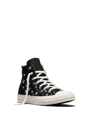 Converse Black Chuck Taylor All Star Star Details Trainers - Image 3 of 7