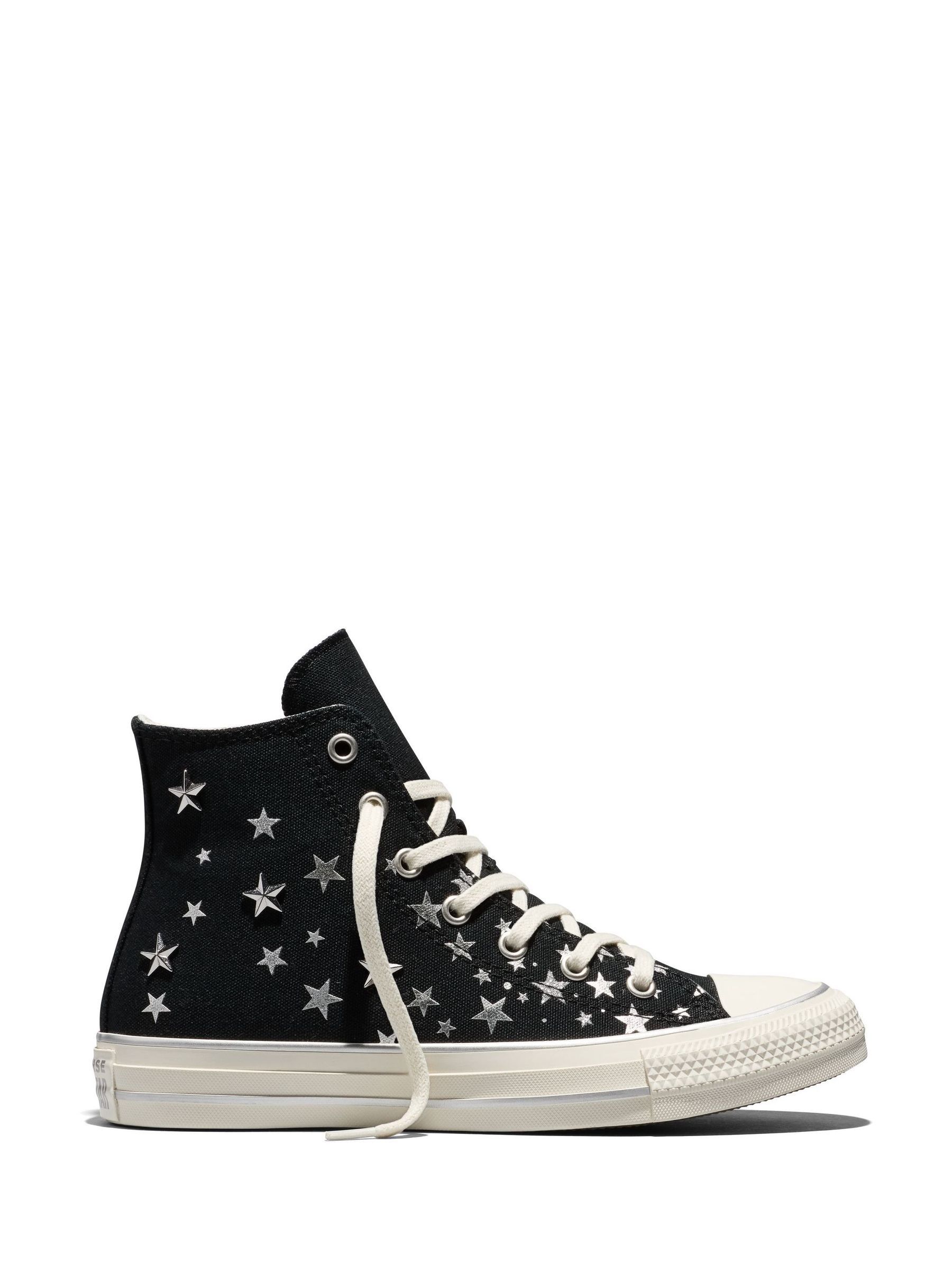 Buy Converse Black Chuck Taylor All Star Star Details Trainers