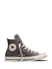 Converse Brown Chuck Taylor All Star Elevated Leather High Trainers - Image 1 of 8