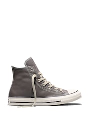 Converse Brown Chuck Taylor All Star Elevated Leather High Trainers - Image 8 of 8