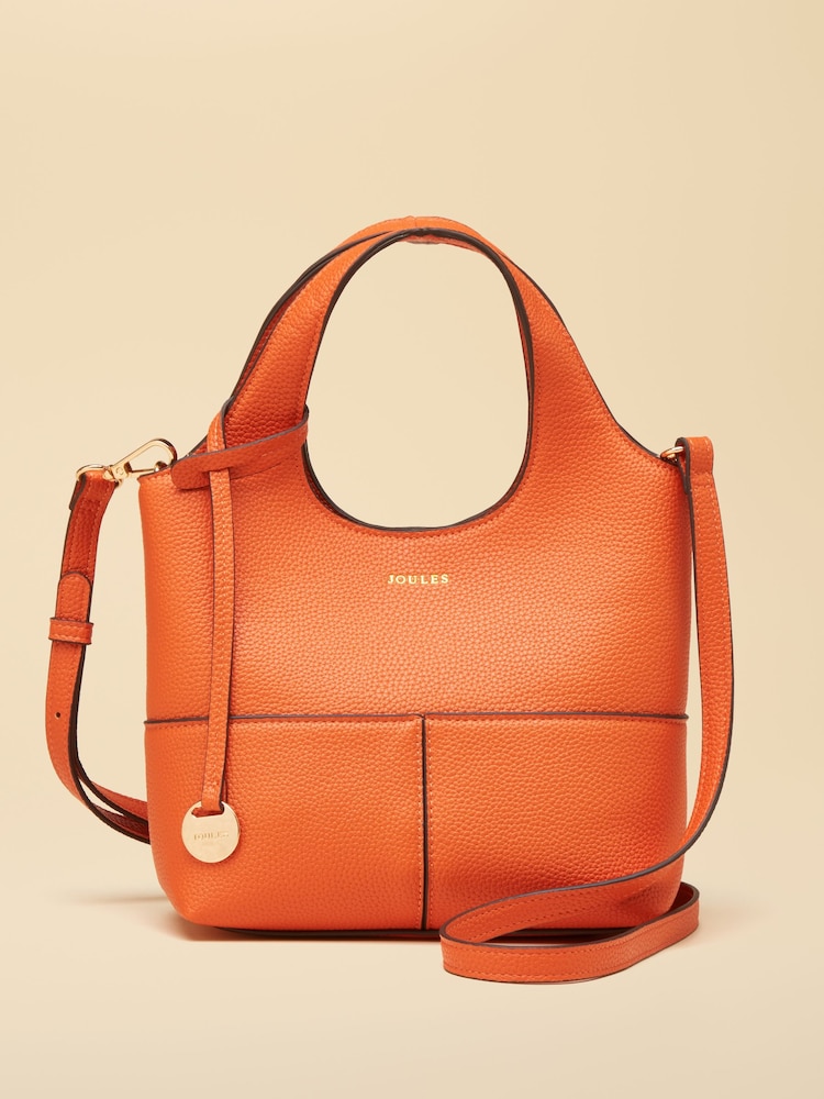Joules Crossbody Orange Tophandle Tote Bag - Image 1 of 9 Joules Crossbody Orange Tophandle Tote Bag - Image 1 of 9