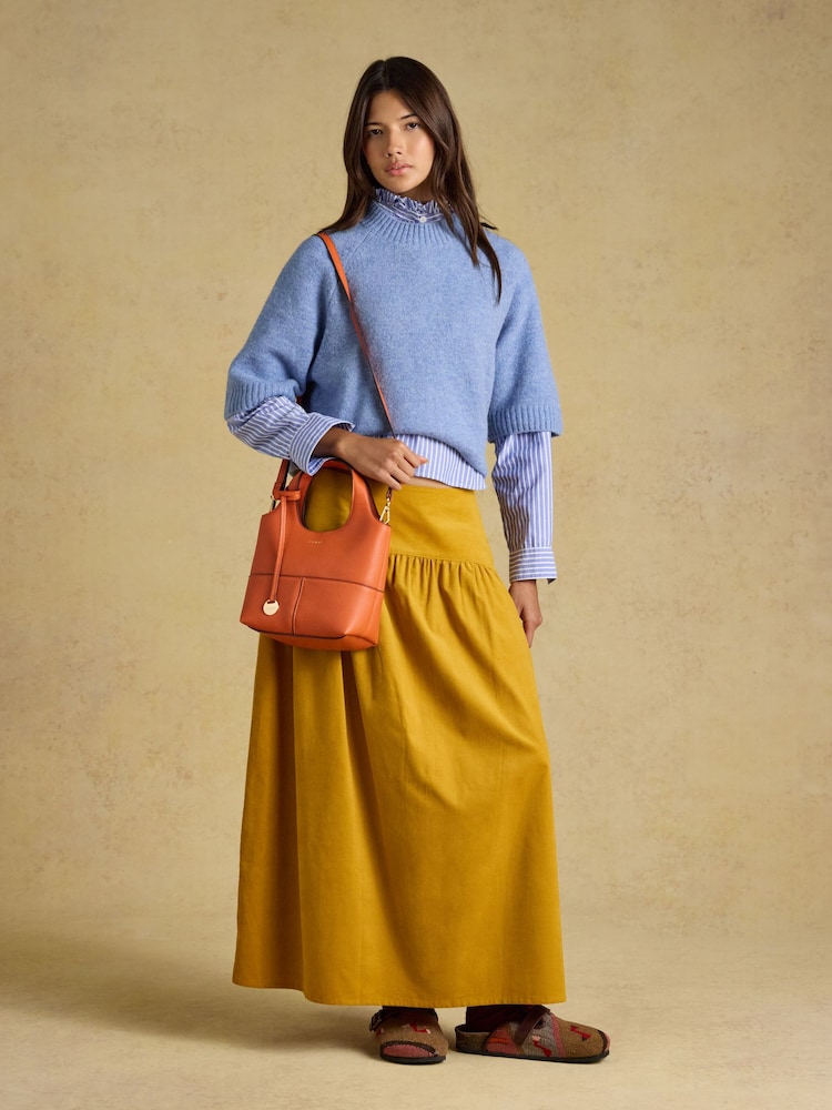 Joules Crossbody Orange Tophandle Tote Bag - Image 2 of 9 Joules Crossbody Orange Tophandle Tote Bag - Image 2 of 9