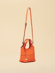 Joules Crossbody Orange Tophandle Tote Bag - Image 5 of 9