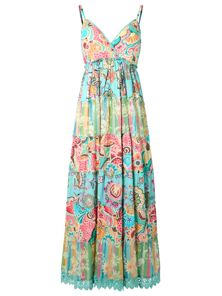 Joe Browns Blue Petite Summer Solstice Tiered Maxi Dress - Image 6 of 6