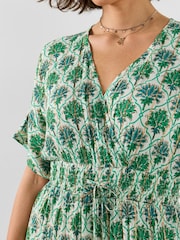 Joe Browns Green Petite Ariana Printed Jumpsuit - Image 2 of 6