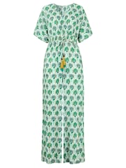 Joe Browns Green Petite Ariana Printed Jumpsuit - Image 6 of 6