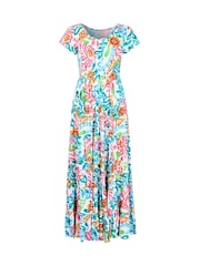 Joe Browns Blue Petite Daydreamer Crinkle Maxi Dress - Image 5 of 5