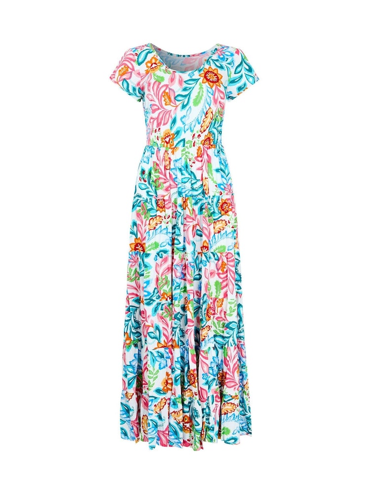 Joe Browns Blue Petite Daydreamer Crinkle Maxi Dress - Image 5 of 5