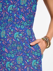 Joe Browns Blue Petite Eden Printed Jumpsuit - Image 3 of 5