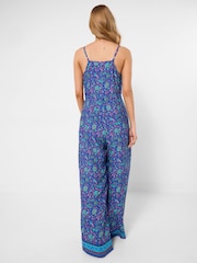 Joe Browns Blue Petite Eden Printed Jumpsuit - Image 4 of 5