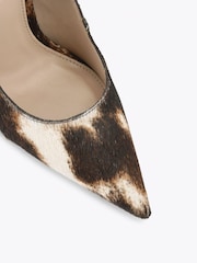 Carvela Brown/White Eterno Court Pumps - Image 4 of 4