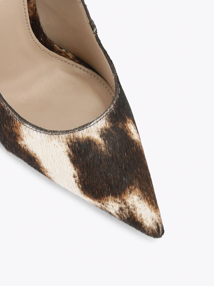 Carvela Brown/White Eterno Court Pumps - Image 4 of 4