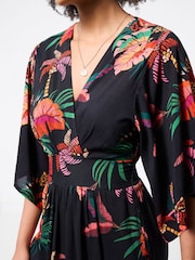 Joe Browns Black Petite Tropical Paradise Jumpsuit - Image 3 of 6