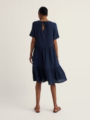Seasalt Cornwall Blue Pebble Comb Dress - Image 2 of 5
