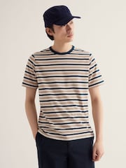 Seasalt Cornwall Natural Seven Seas Sailor T-Shirt - Image 1 of 5