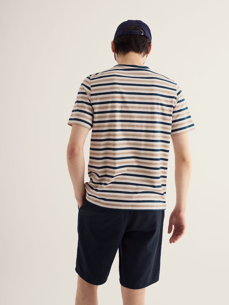 Seasalt Cornwall Natural Seven Seas Sailor T-Shirt - Image 2 of 5