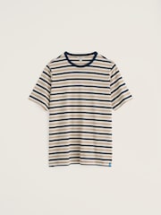 Seasalt Cornwall Natural Seven Seas Sailor T-Shirt - Image 4 of 5