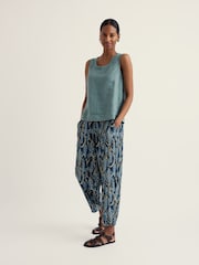 Seasalt Cornwall Blue Noweth Trousers - Image 3 of 5