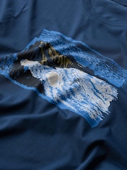 Seasalt Cornwall Blue Midwatch T-Shirt - Image 5 of 5
