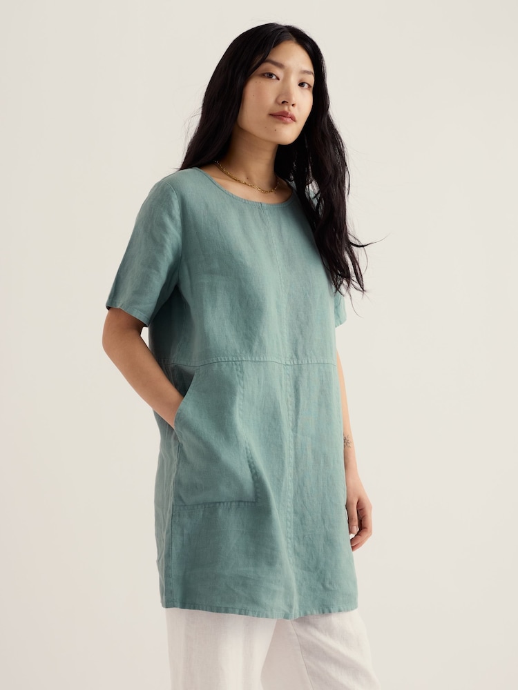 Seasalt Cornwall Blue Soft Shading Tunic - Image 1 of 5