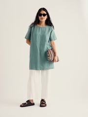 Seasalt Cornwall Blue Soft Shading Tunic - Image 2 of 5