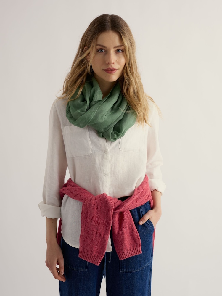 Seasalt Cornwall Green Wilcove Snood Hat - Image 2 of 3