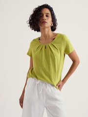 Seasalt Cornwall Green Appletree T-Shirt - Image 1 of 5