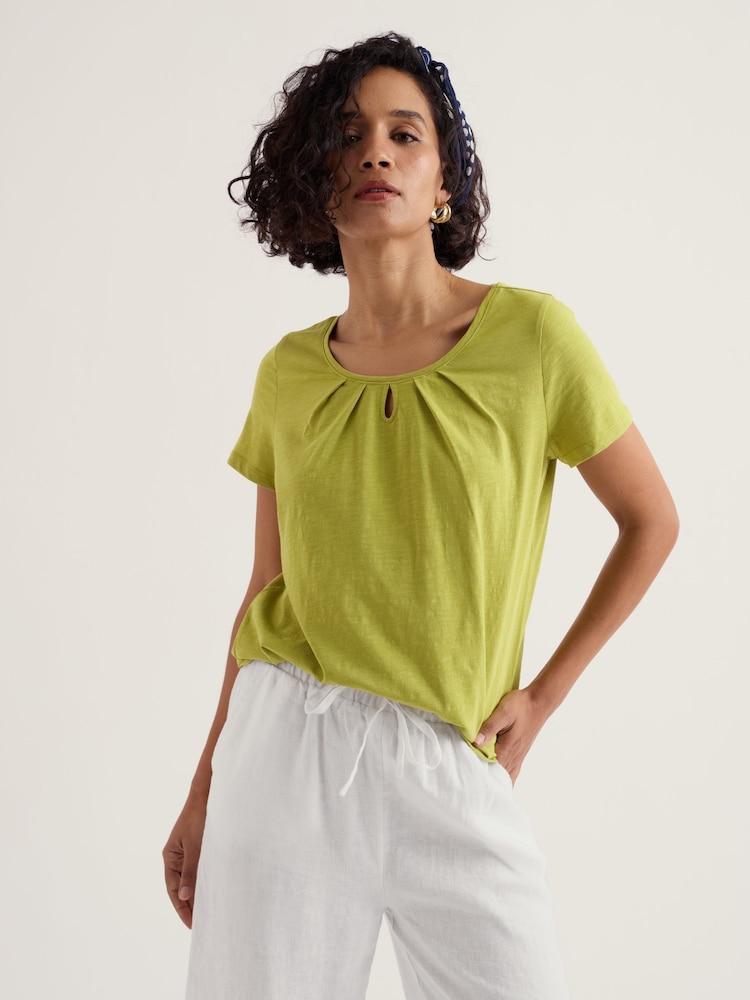 Seasalt Cornwall Green Appletree T-Shirt - Image 1 of 5 Seasalt Cornwall Green Appletree T-Shirt - Image 1 of 5