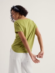 Seasalt Cornwall Green Appletree T-Shirt - Image 3 of 5
