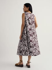 Seasalt Cornwall Brown Cresting Waves Dress - Image 3 of 5