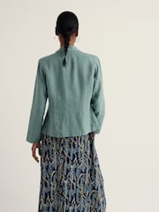 Seasalt Cornwall Blue Blinker Blazer - Image 2 of 5