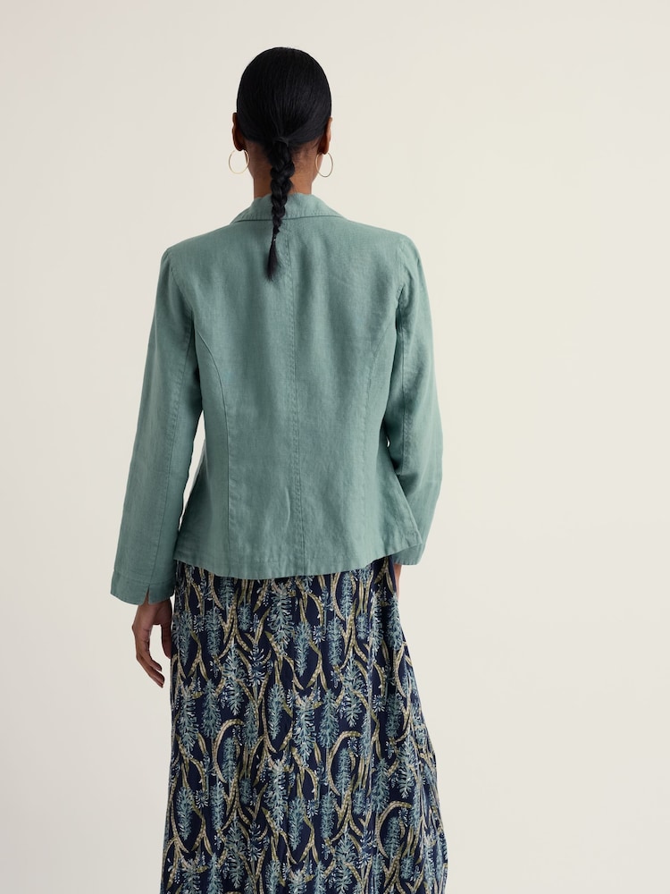 Seasalt Cornwall Blue Blinker Blazer - Image 2 of 5