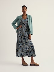 Seasalt Cornwall Blue Blinker Blazer - Image 3 of 5