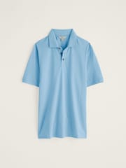 Seasalt Cornwall Blue Balefire Polo Shirt - Image 4 of 5