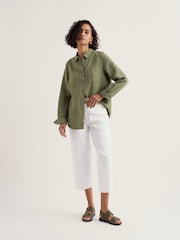 Seasalt Cornwall Green Hazel Branch Shirt - Image 2 of 5