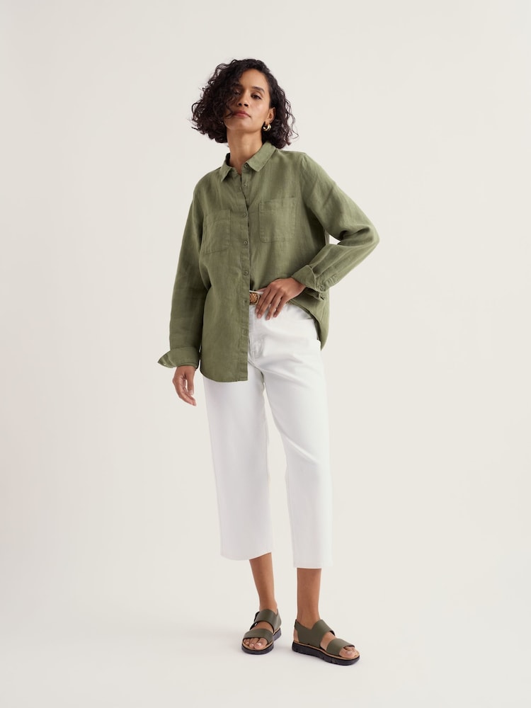 Seasalt Cornwall Green Hazel Branch Shirt - Image 2 of 5