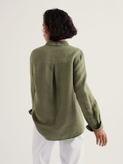 Seasalt Cornwall Green Hazel Branch Shirt - Image 3 of 5