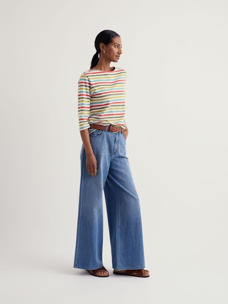 Seasalt Cornwall Green Sailor Top - Image 2 of 5