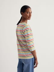 Seasalt Cornwall Green Sailor Top - Image 3 of 5