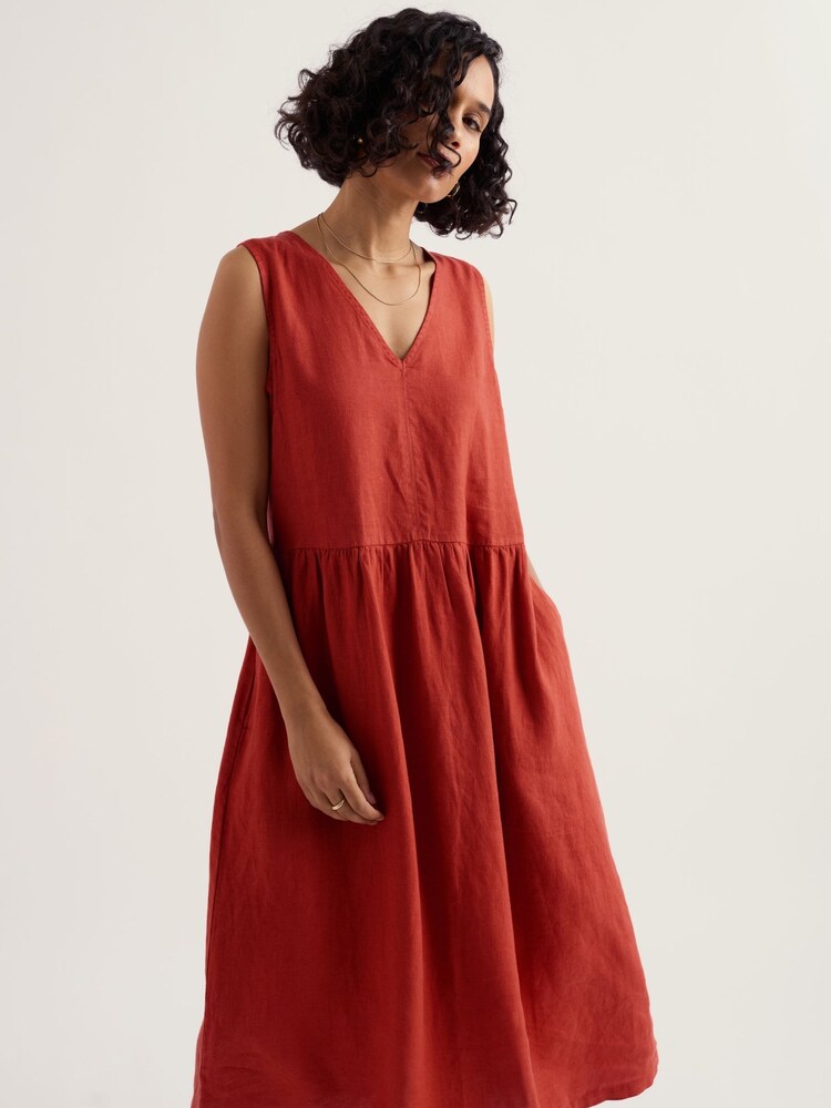 Seasalt Cornwall Orange Lowland Heather Dress - Image 2 of 5