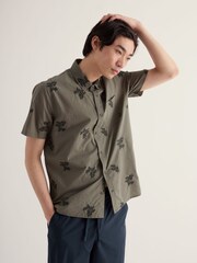 Seasalt Cornwall Green Logan Rock Shirt - Image 1 of 5