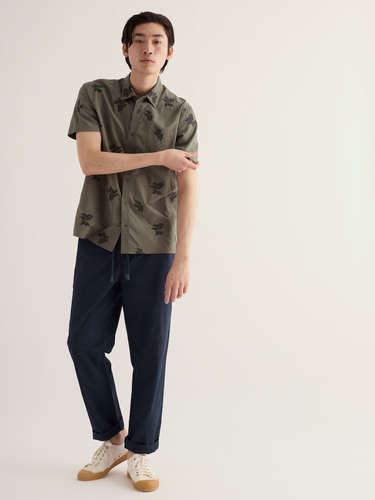 Seasalt Cornwall Green Logan Rock Shirt - Image 2 of 5