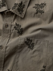 Seasalt Cornwall Green Logan Rock Shirt - Image 5 of 5