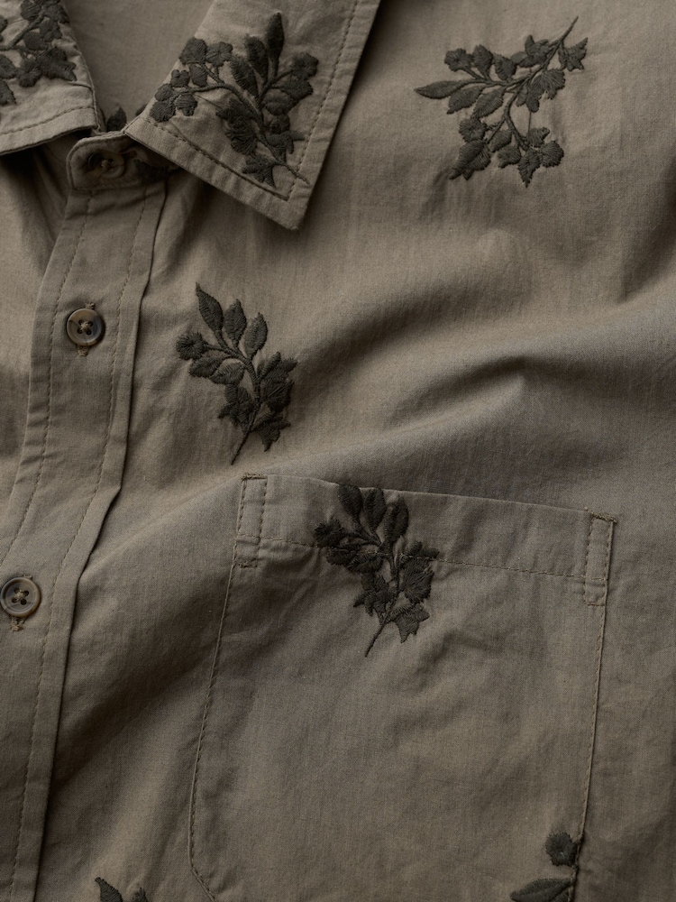 Seasalt Cornwall Green Logan Rock Shirt - Image 5 of 5