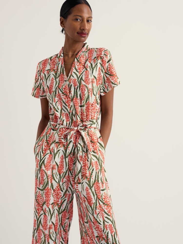 Seasalt Cornwall White Treen Cove Jumpsuit - Image 2 of 5