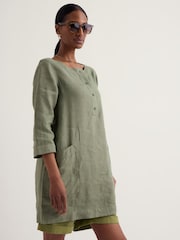 Seasalt Cornwall Green Harbour Wall Tunic - Image 1 of 5