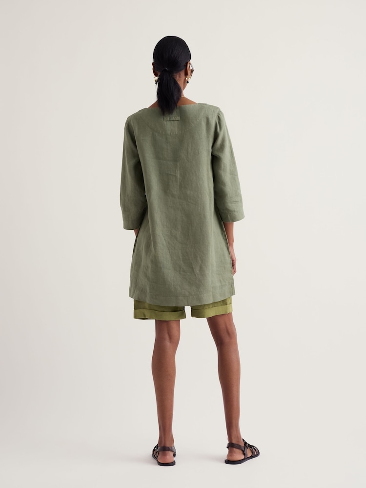 Seasalt Cornwall Green Harbour Wall Tunic - Image 2 of 5