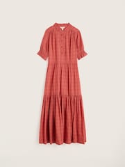 Seasalt Cornwall Orange Feather Star Dress - Image 4 of 5
