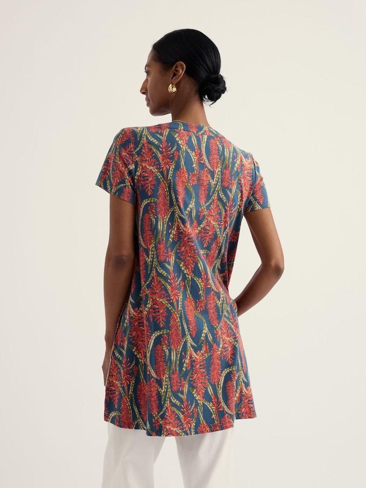 Seasalt Cornwall Blue Wreathe Tunic - Image 2 of 5